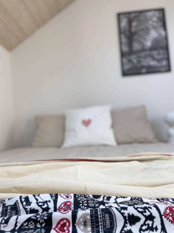 Naturnahe Familienwohnung Ruschegg Bagian luar foto