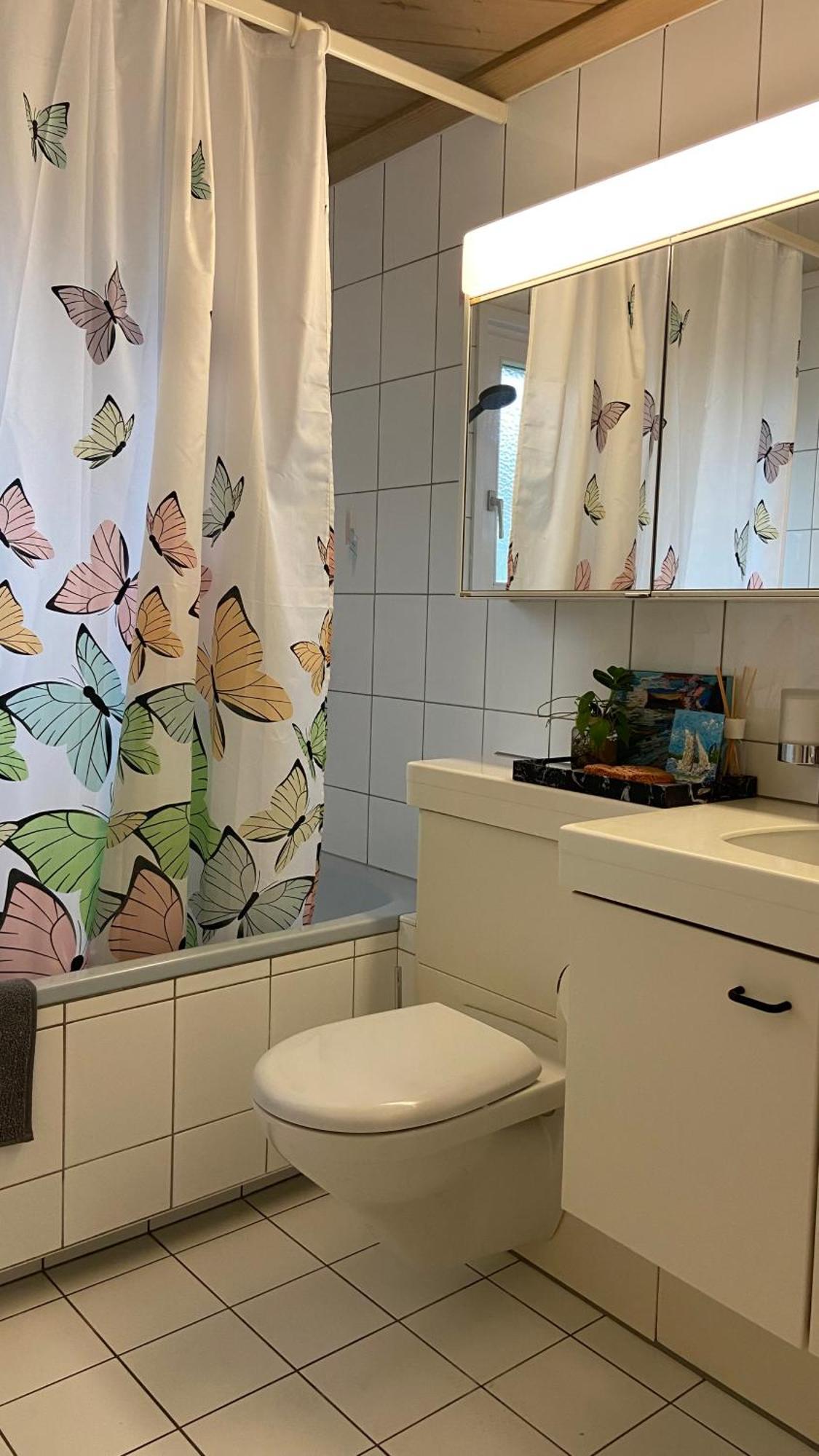 Naturnahe Familienwohnung Ruschegg Bagian luar foto