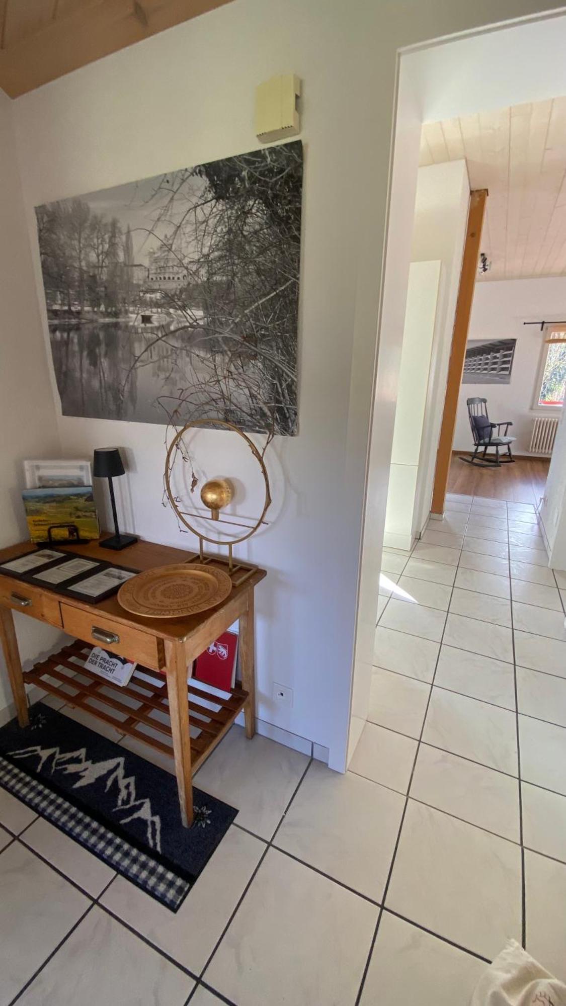 Naturnahe Familienwohnung Ruschegg Bagian luar foto