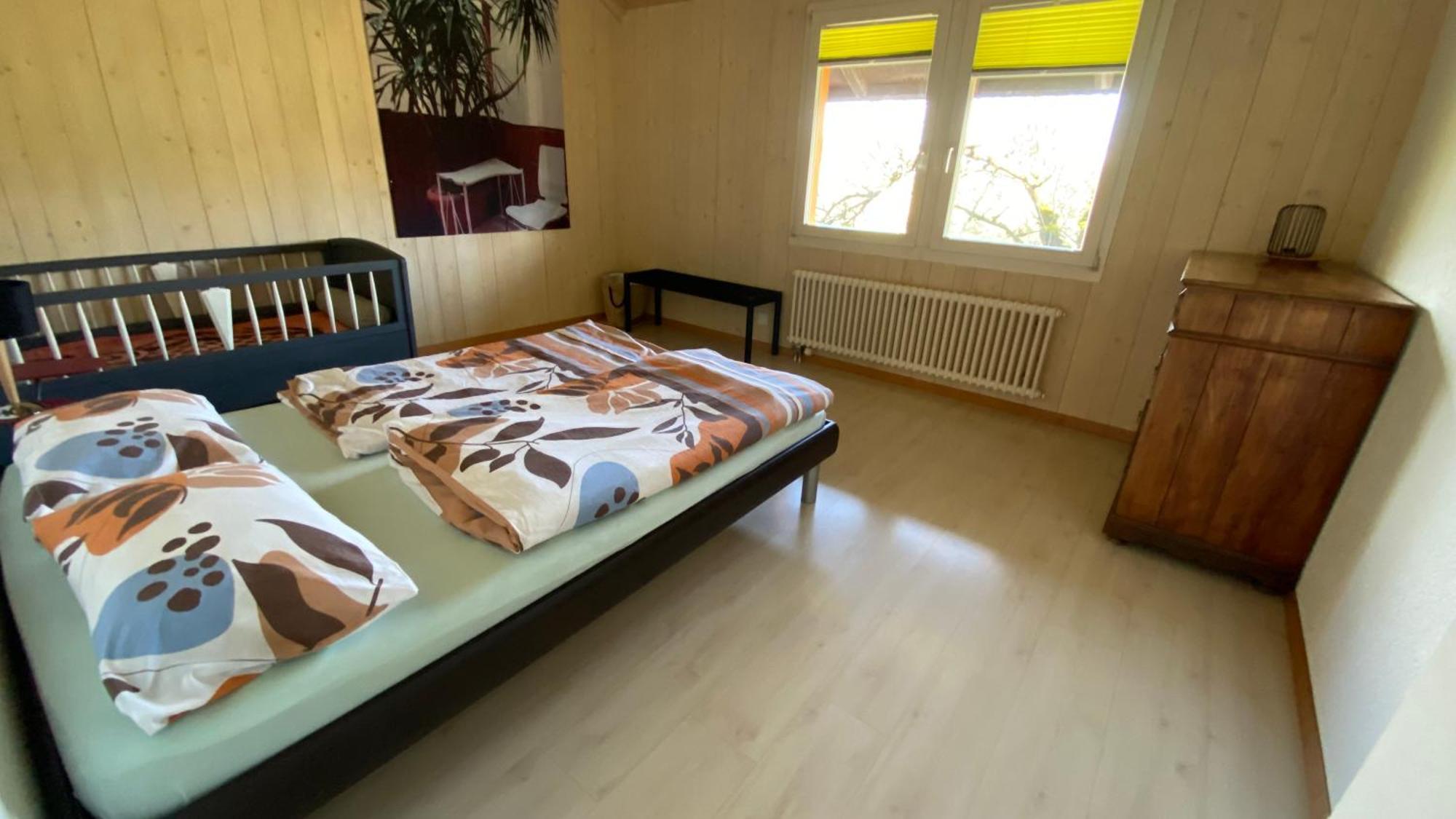 Naturnahe Familienwohnung Ruschegg Bagian luar foto